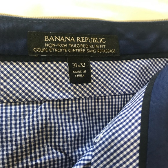 Men’s Banana Republic Non-iron, Slim Fit Tailored Dress Pants - Picture 3 of 8